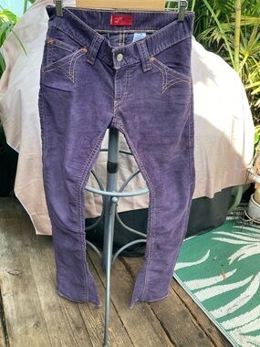 Levi's Purple Corduroy Skinny Pants